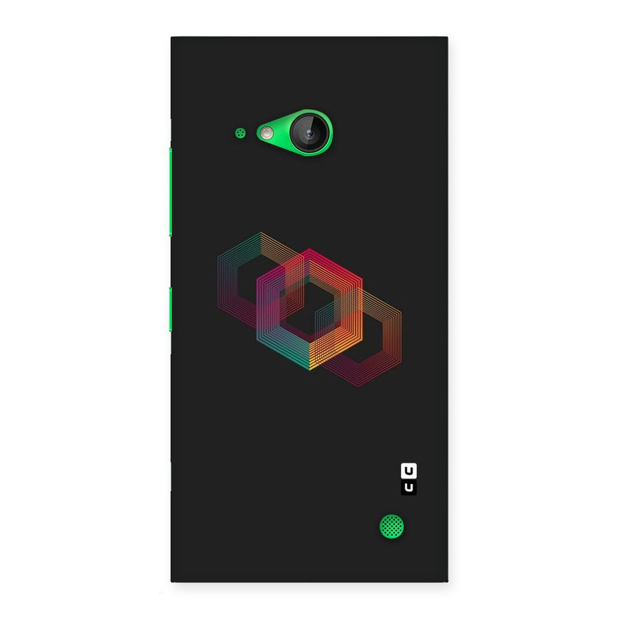 Tri-hexa Colours Back Case for Lumia 730