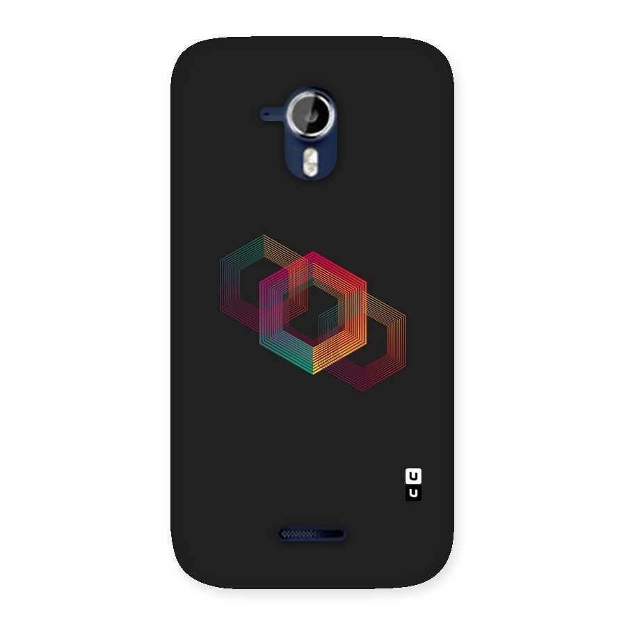 Tri-hexa Colours Back Case for Micromax Canvas Magnus A117