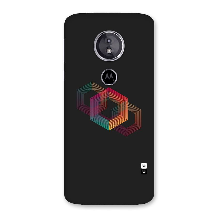 Tri-hexa Colours Back Case for Moto E5