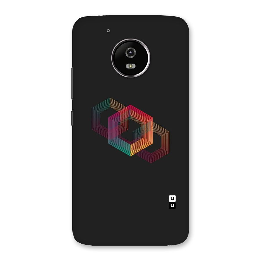 Tri-hexa Colours Back Case for Moto G5