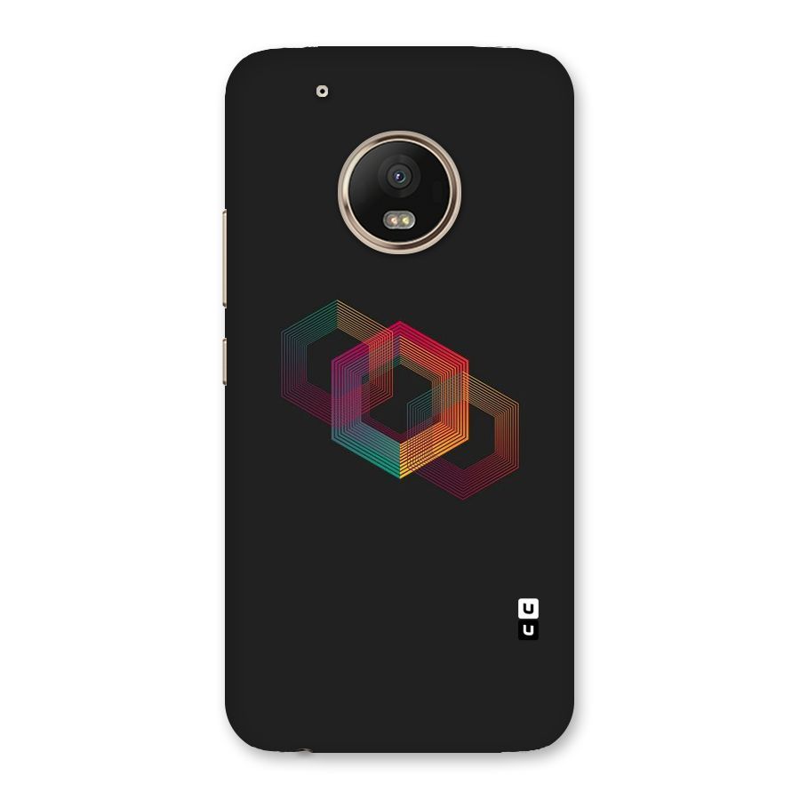 Tri-hexa Colours Back Case for Moto G5 Plus