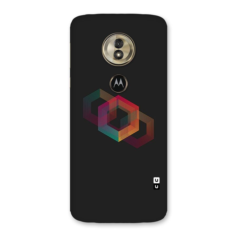 Tri-hexa Colours Back Case for Moto G6 Play