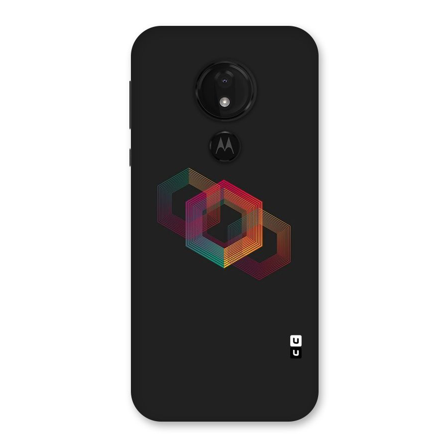 Tri-hexa Colours Back Case for Moto G7 Power