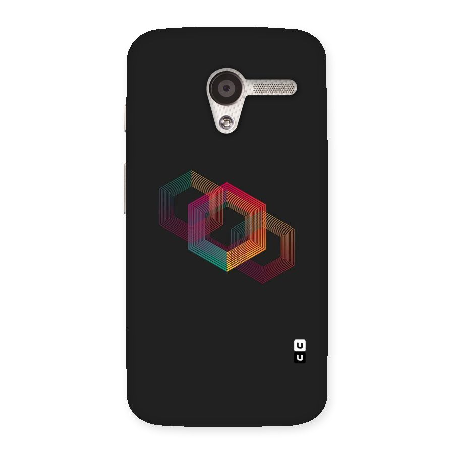 Tri-hexa Colours Back Case for Moto X