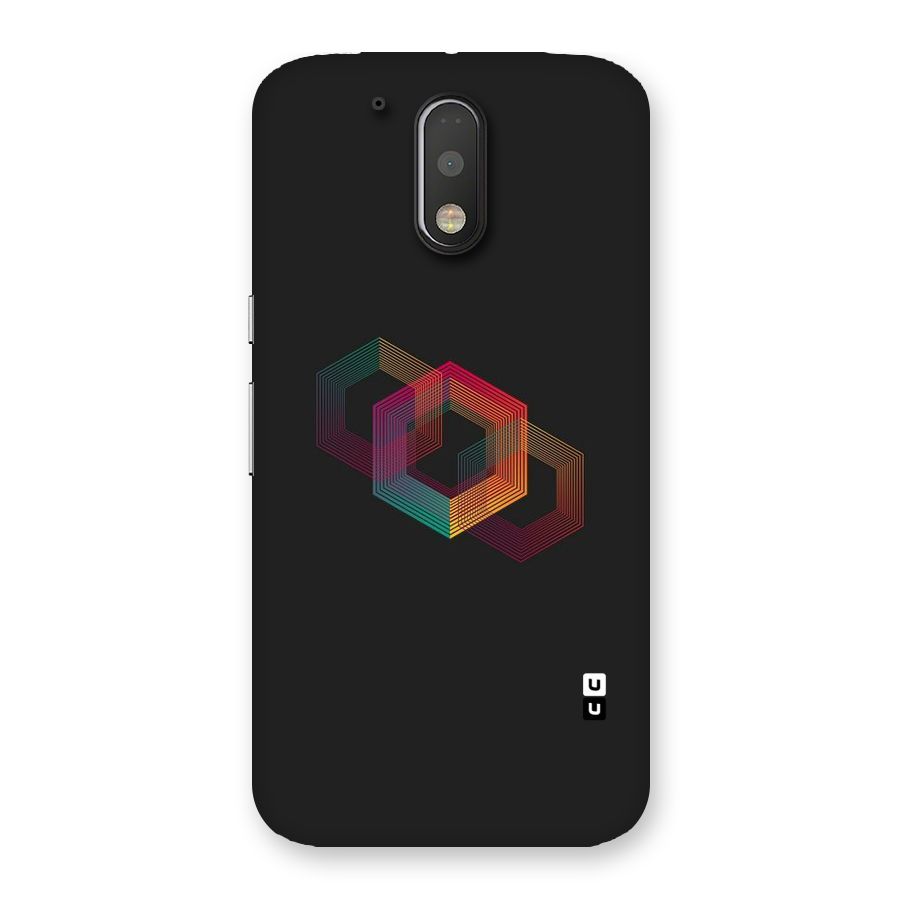 Tri-hexa Colours Back Case for Motorola Moto G4 Plus