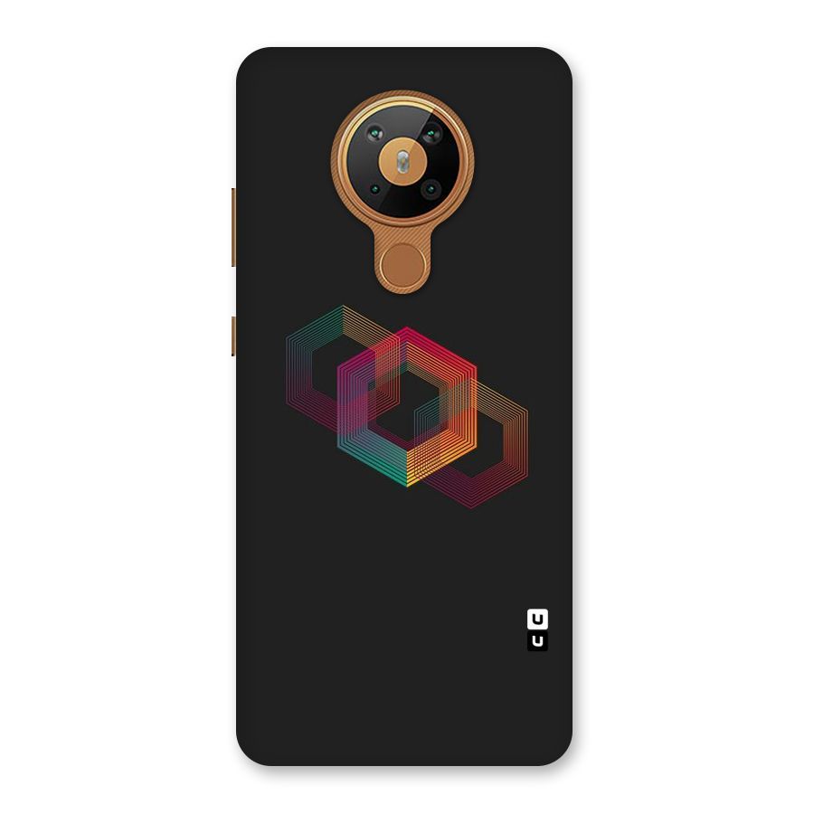 Tri-hexa Colours Back Case for Nokia 5.3