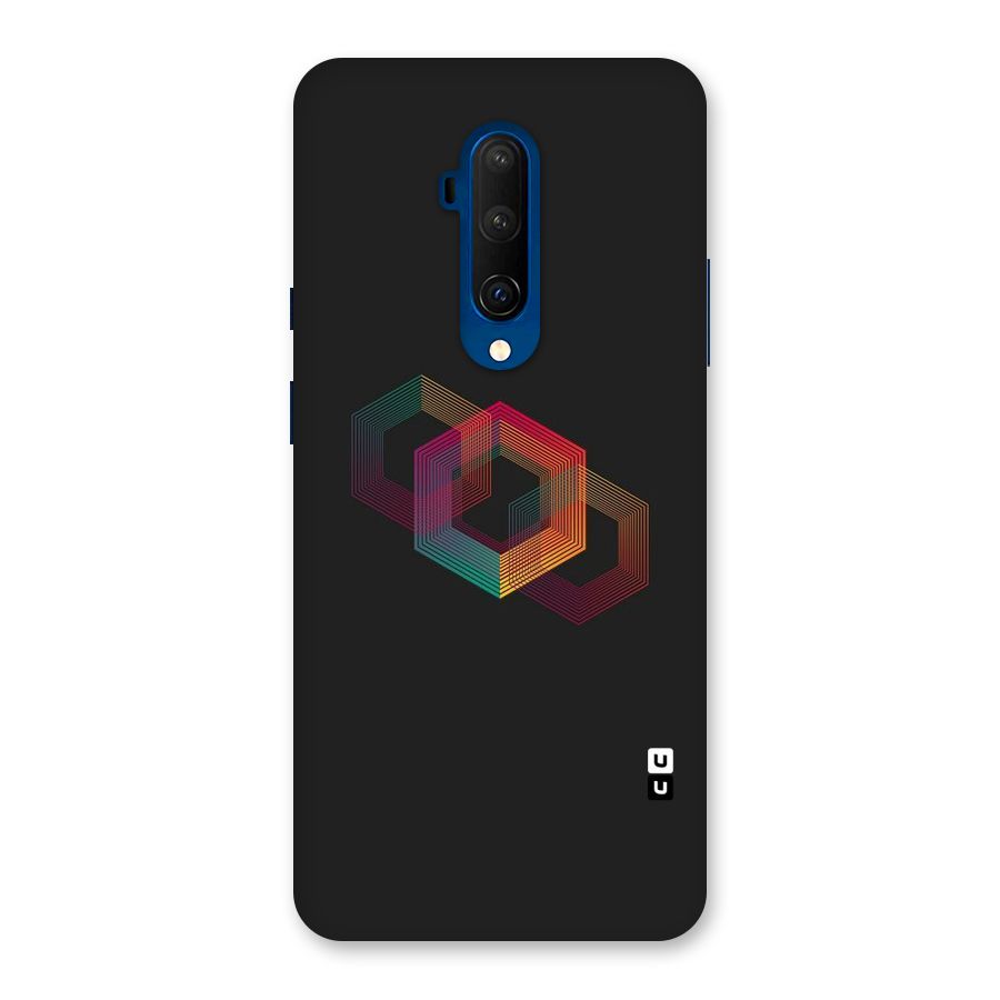 Tri-hexa Colours Back Case for OnePlus 7T Pro
