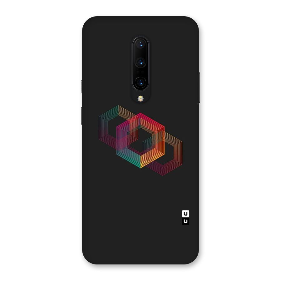 Tri-hexa Colours Back Case for OnePlus 7 Pro