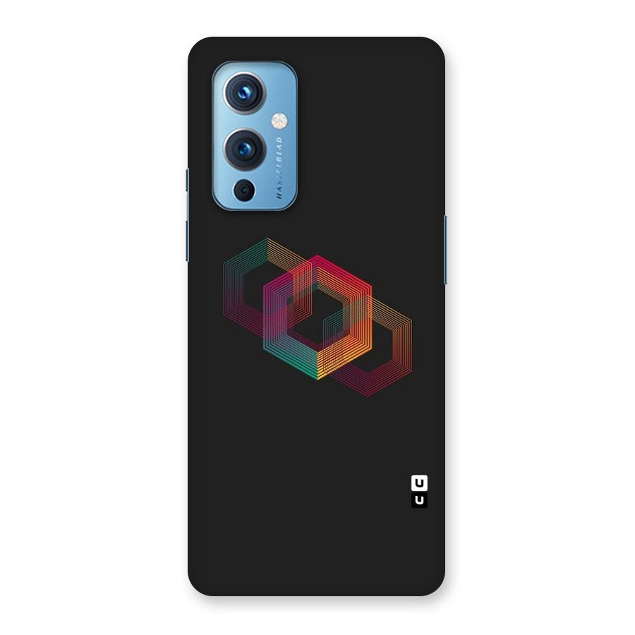 Tri-hexa Colours Back Case for OnePlus 9