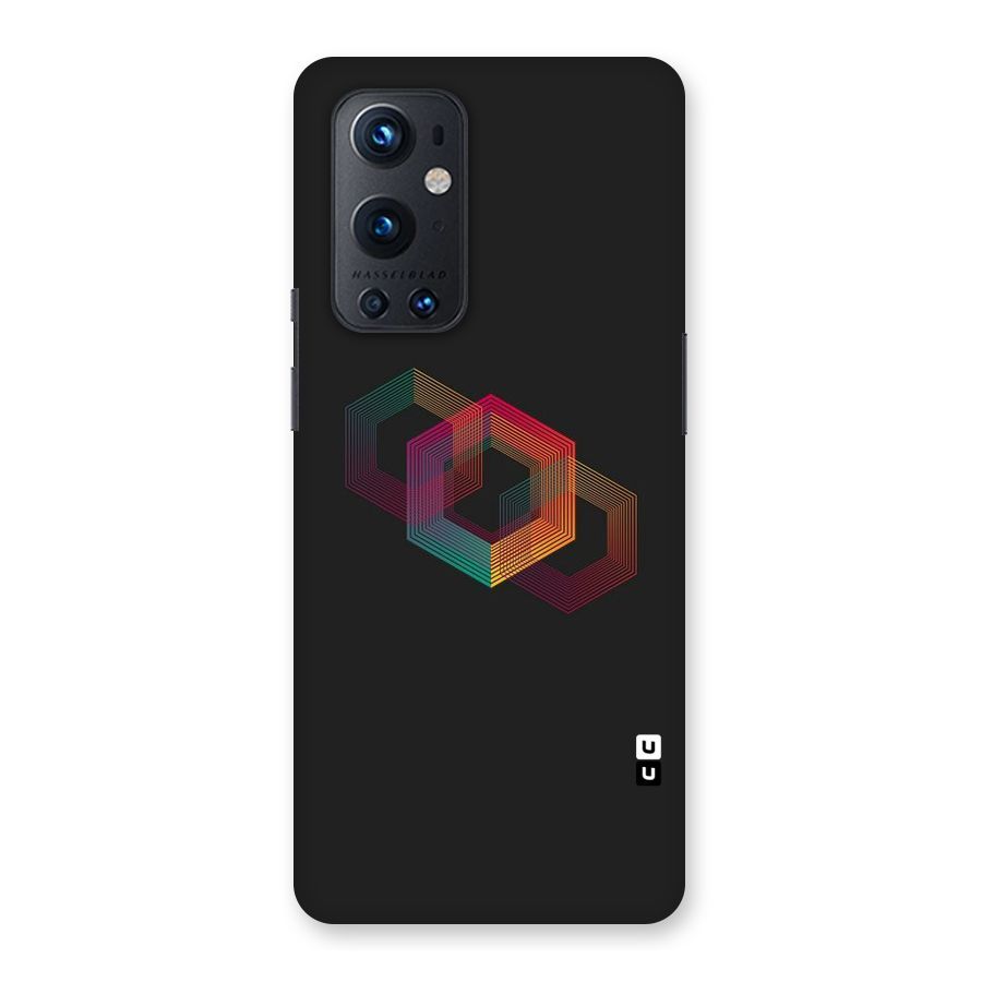 Tri-hexa Colours Back Case for OnePlus 9 Pro