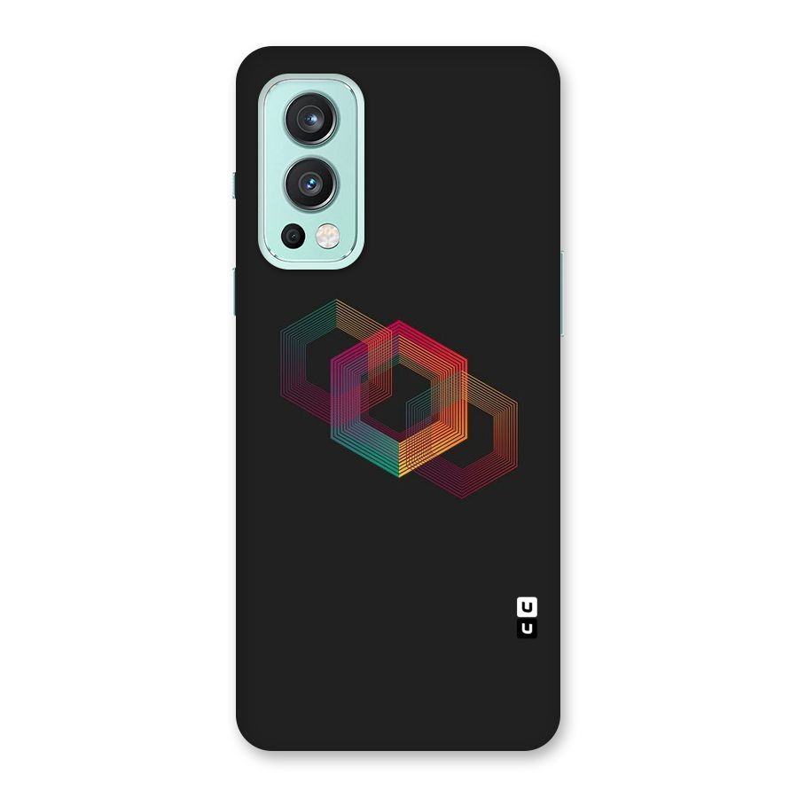 Tri-hexa Colours Back Case for OnePlus Nord 2 5G