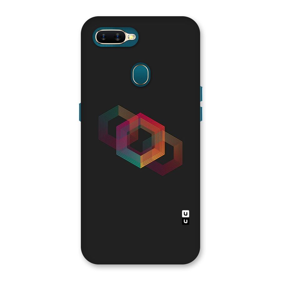 Tri-hexa Colours Back Case for Oppo A11k