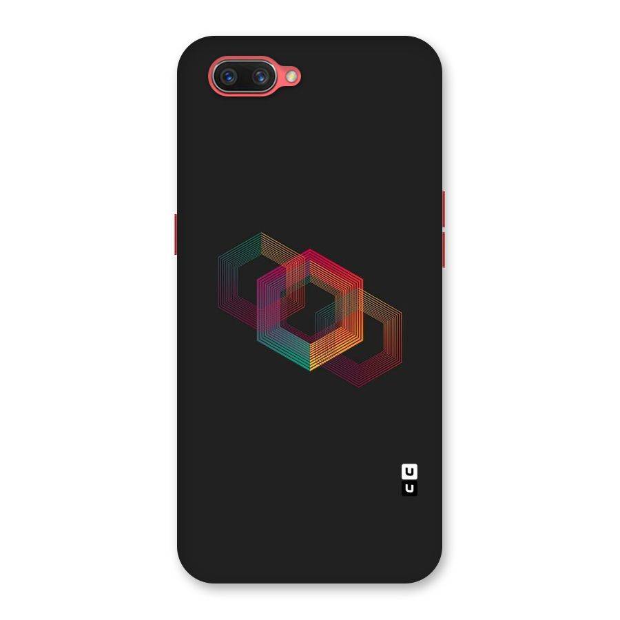 Tri-hexa Colours Back Case for Oppo A3s