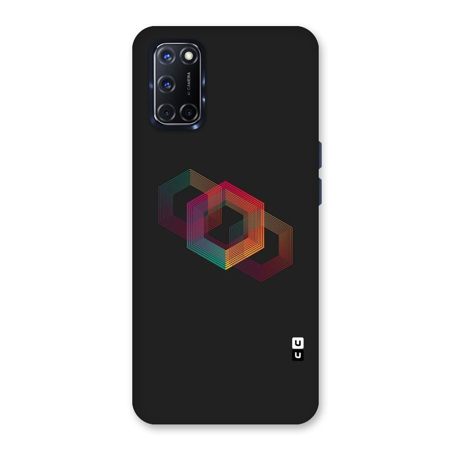 Tri-hexa Colours Back Case for Oppo A52