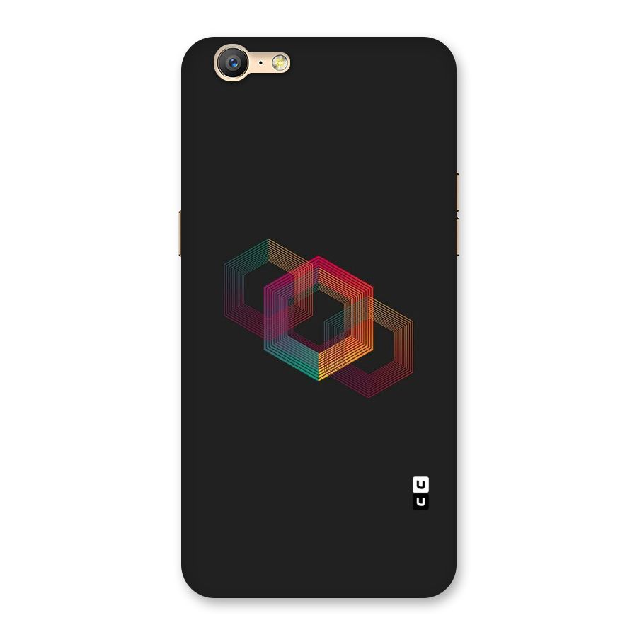Tri-hexa Colours Back Case for Oppo A57