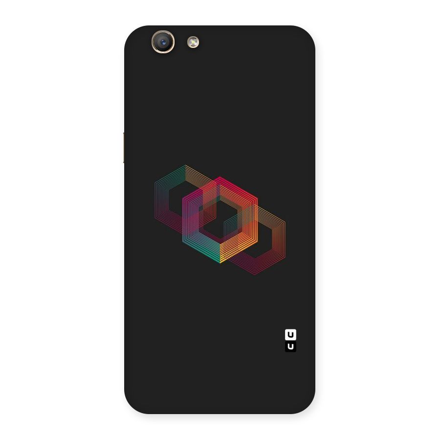 Tri-hexa Colours Back Case for Oppo A59