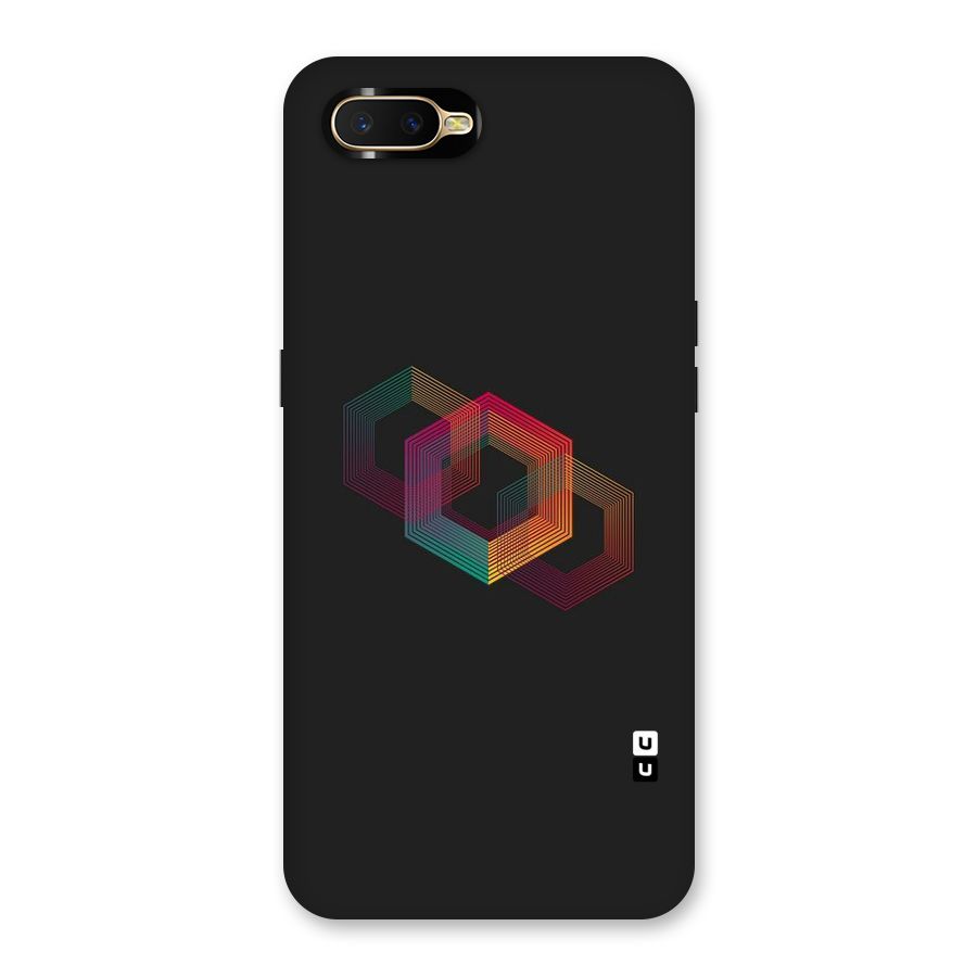 Tri-hexa Colours Back Case for Oppo K1
