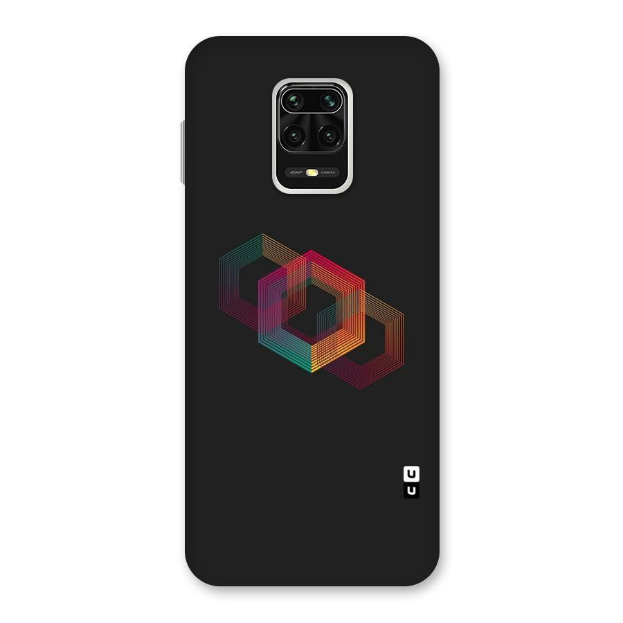 Tri-hexa Colours Back Case for Poco M2 Pro