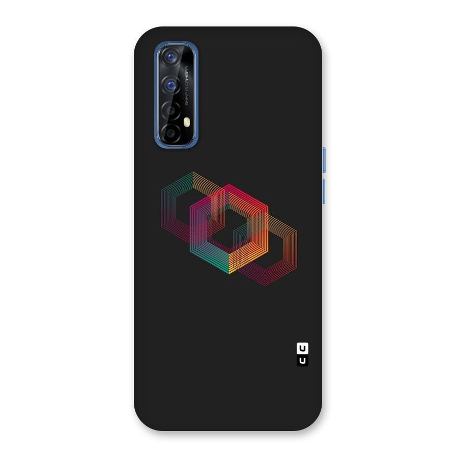 Tri-hexa Colours Back Case for Realme 7