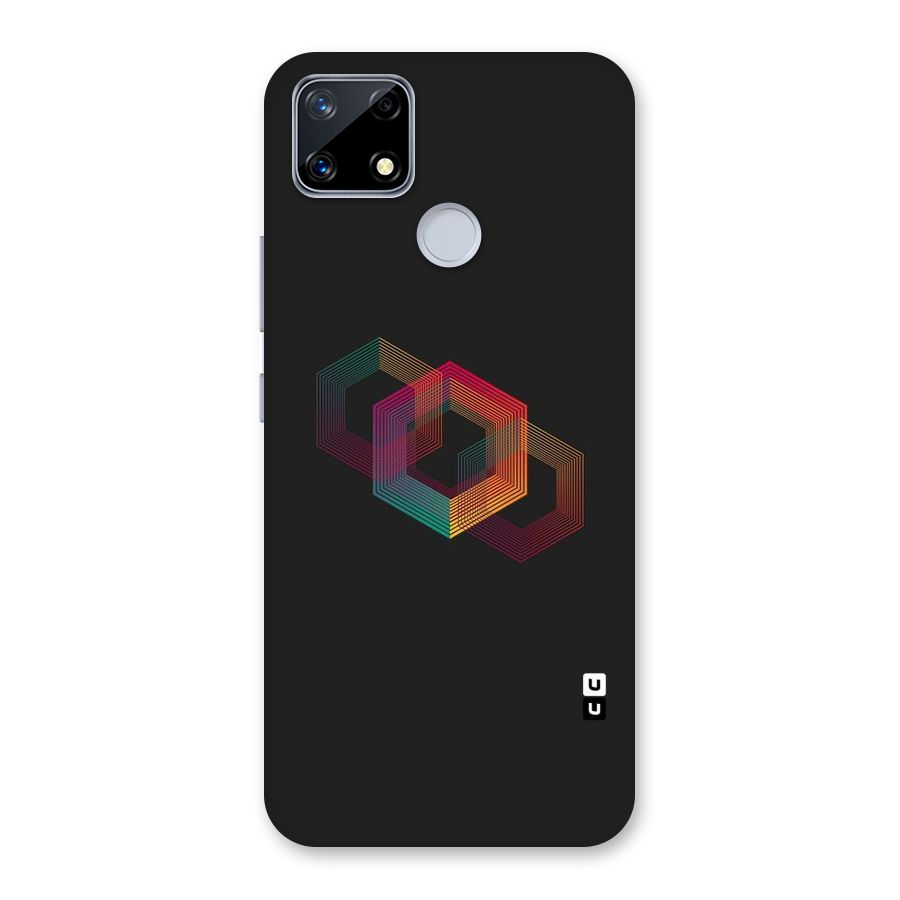 Tri-hexa Colours Back Case for Realme Narzo 20