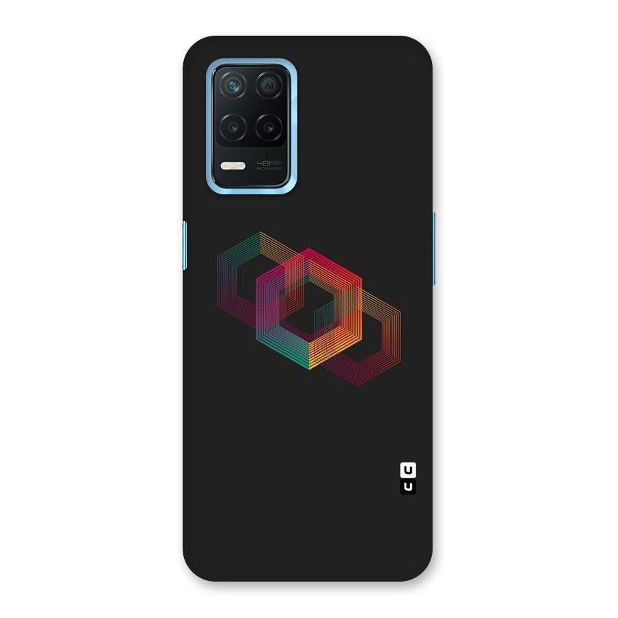 Tri-hexa Colours Back Case for Realme Narzo 30 5G
