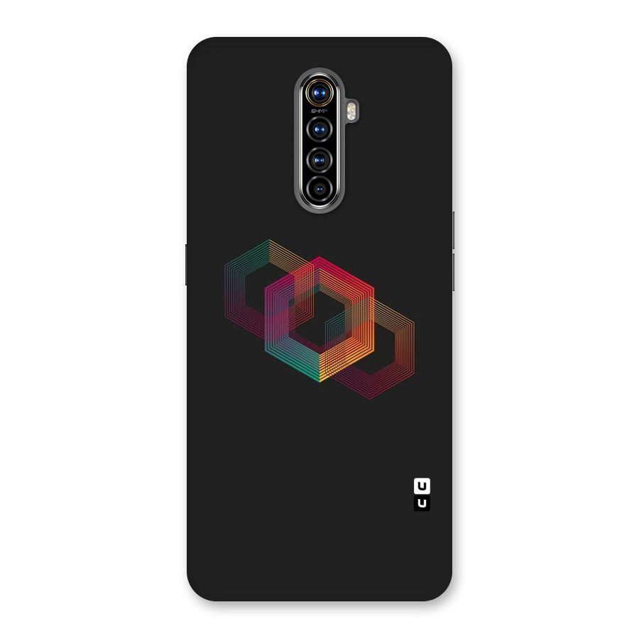 Tri-hexa Colours Back Case for Realme X2 Pro