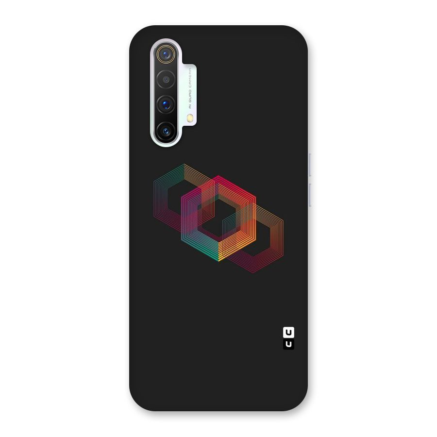 Tri-hexa Colours Back Case for Realme X3