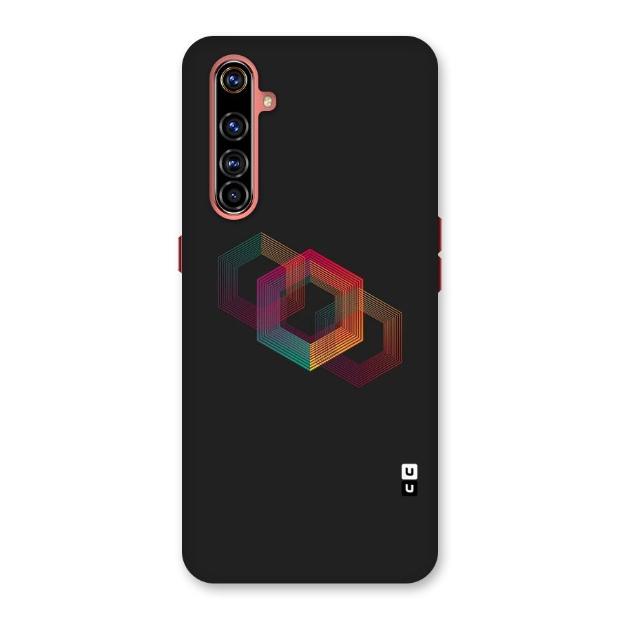 Tri-hexa Colours Back Case for Realme X50 Pro