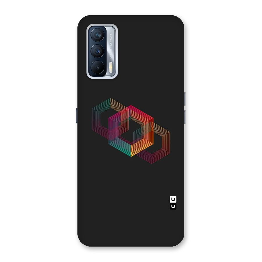 Tri-hexa Colours Back Case for Realme X7
