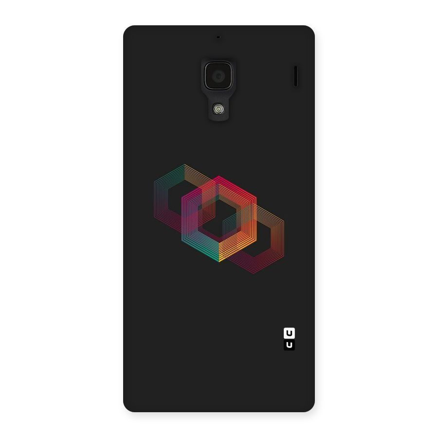 Tri-hexa Colours Back Case for Redmi 1S