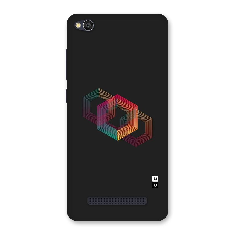 Tri-hexa Colours Back Case for Redmi 4A