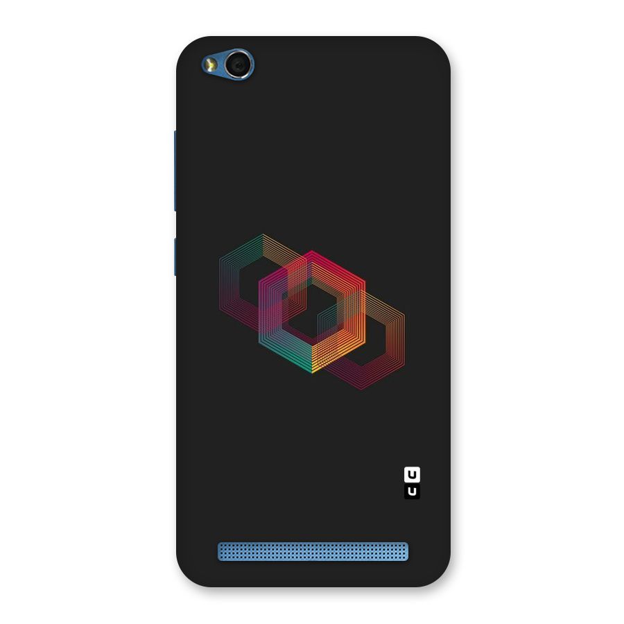 Tri-hexa Colours Back Case for Redmi 5A