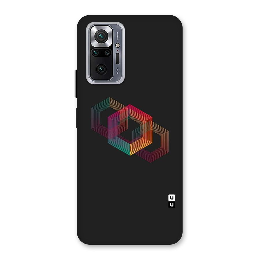 Tri-hexa Colours Back Case for Redmi Note 10 Pro Max