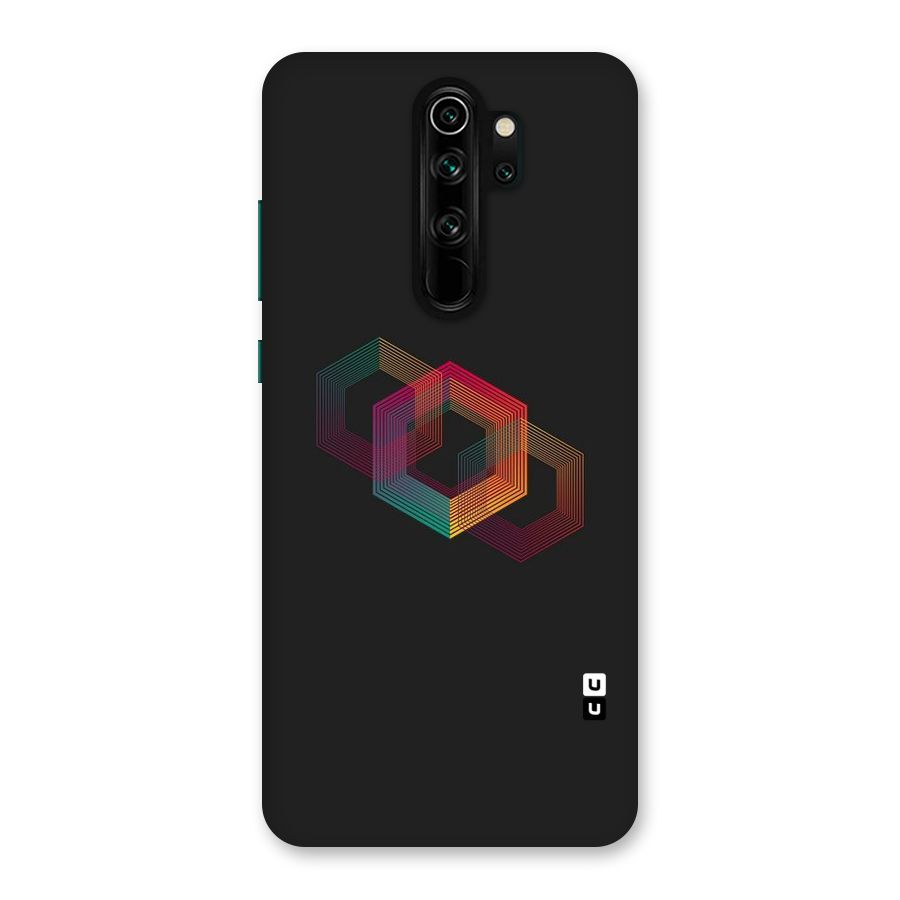 Tri-hexa Colours Back Case for Redmi Note 8 Pro