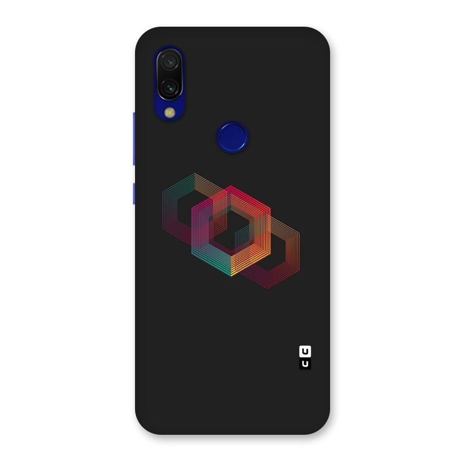 Tri-hexa Colours Back Case for Redmi Y3