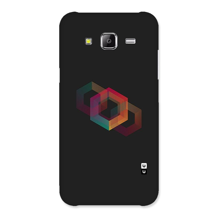 Tri-hexa Colours Back Case for Samsung Galaxy J2 Prime