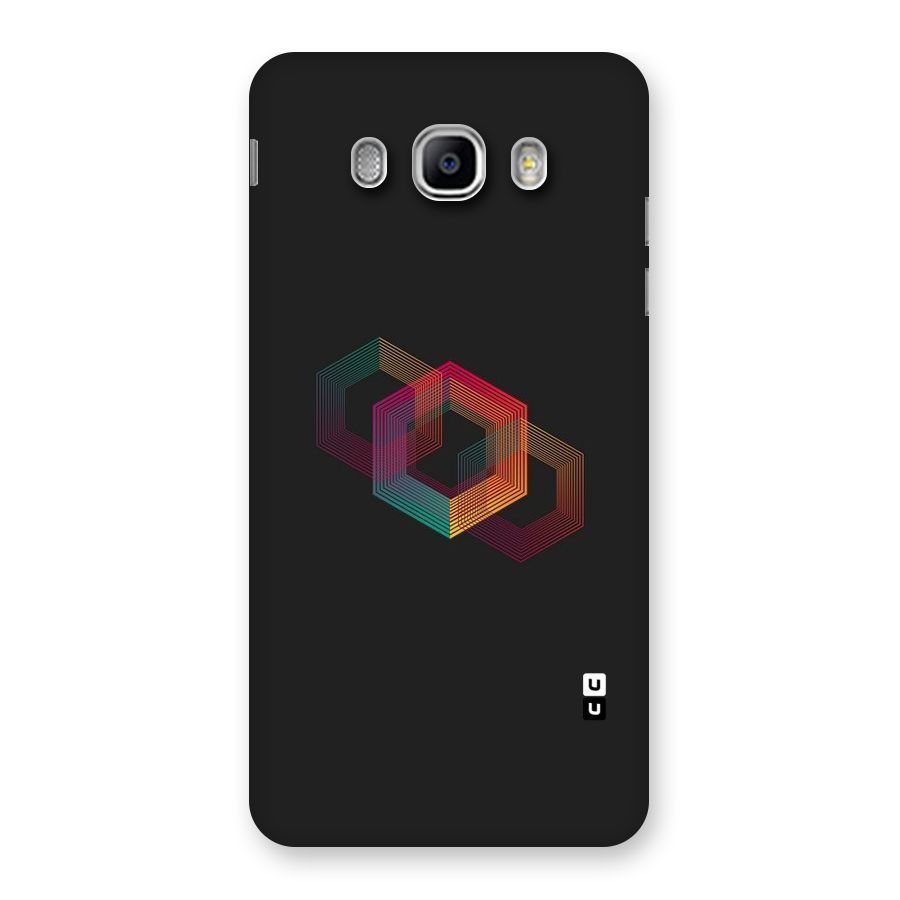 Tri-hexa Colours Back Case for Samsung Galaxy J5 2016