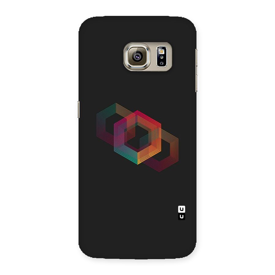 Tri-hexa Colours Back Case for Samsung Galaxy S6 Edge Plus