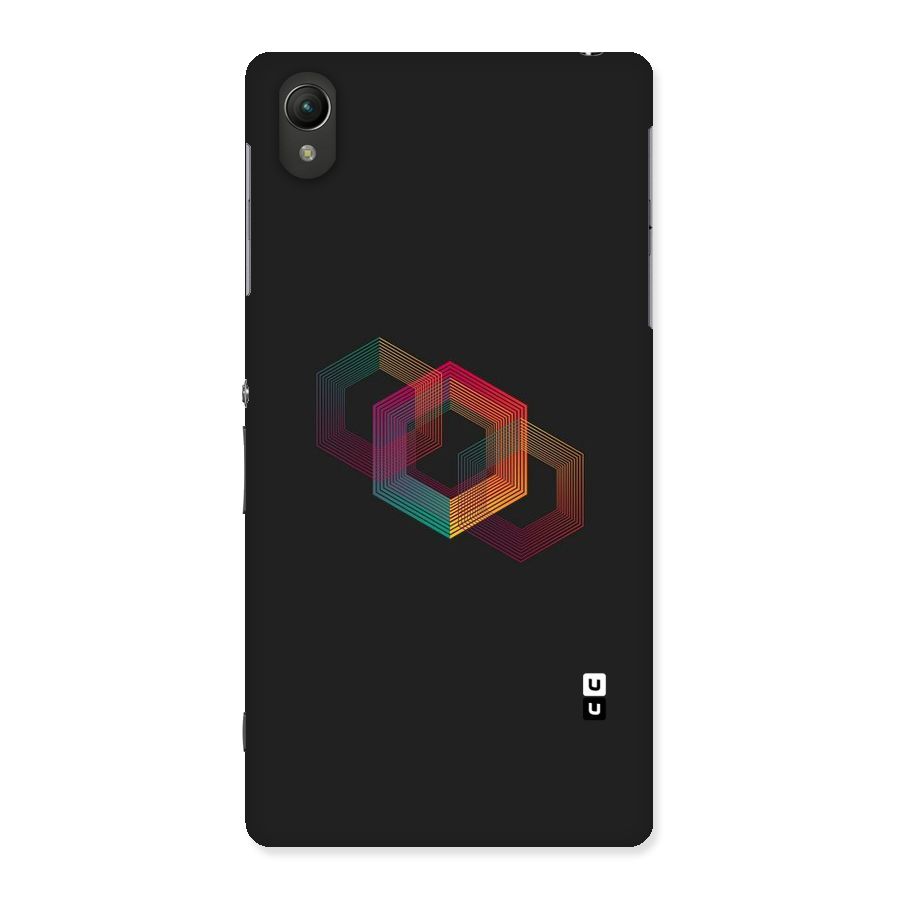 Tri-hexa Colours Back Case for Sony Xperia Z2