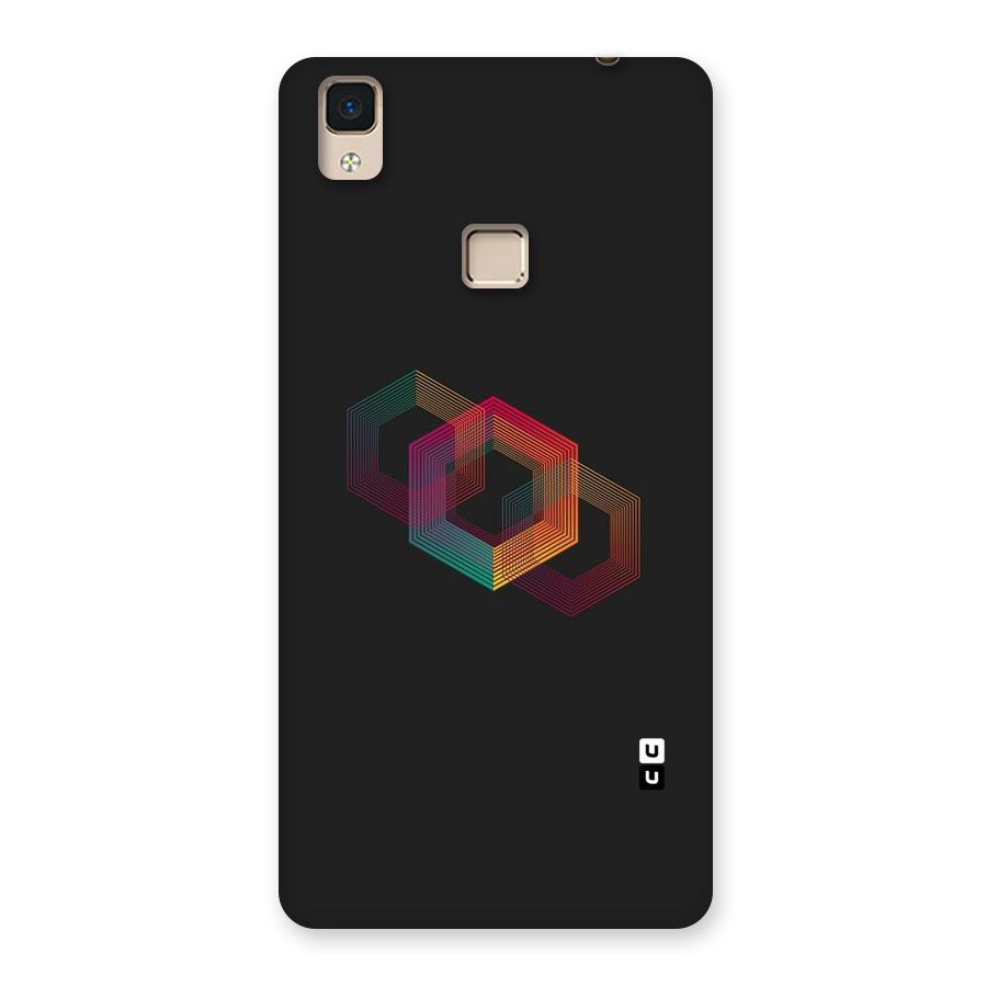 Tri-hexa Colours Back Case for V3 Max