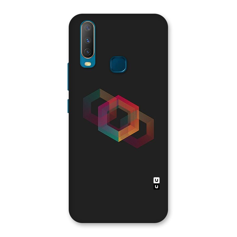 Tri-hexa Colours Back Case for Vivo U10