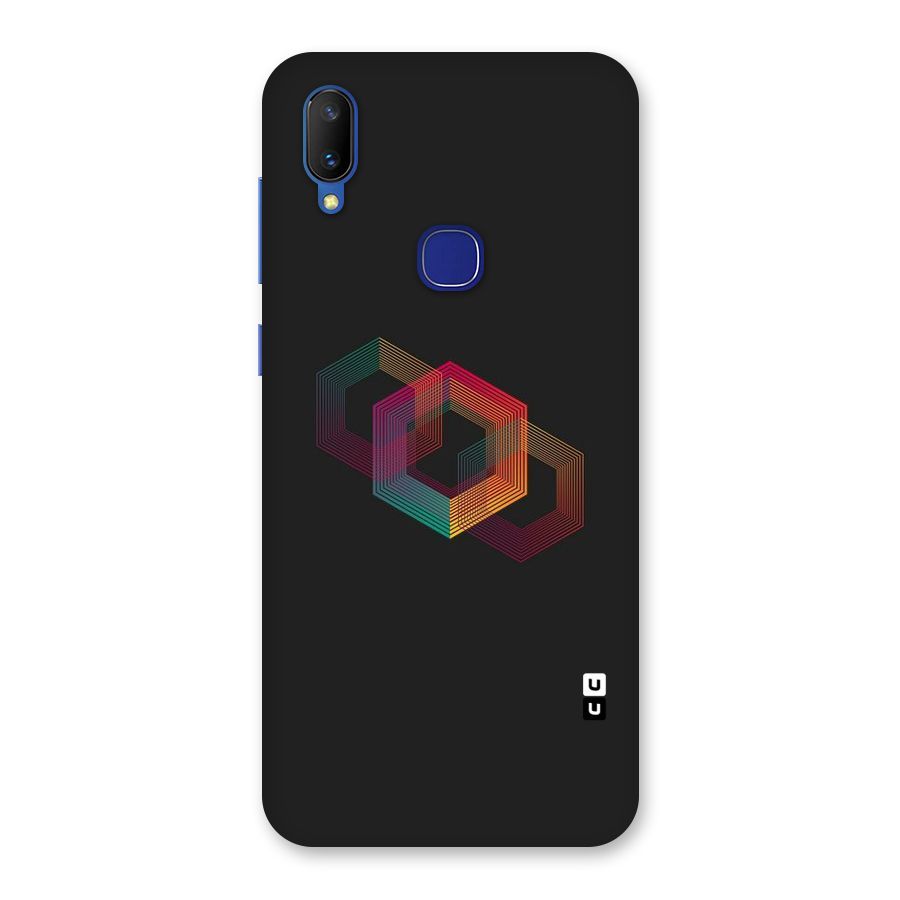 Tri-hexa Colours Back Case for Vivo V11