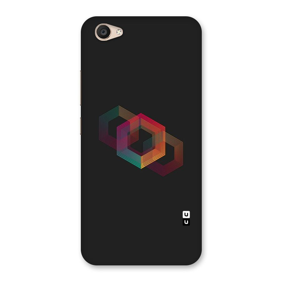 Tri-hexa Colours Back Case for Vivo V5 Plus