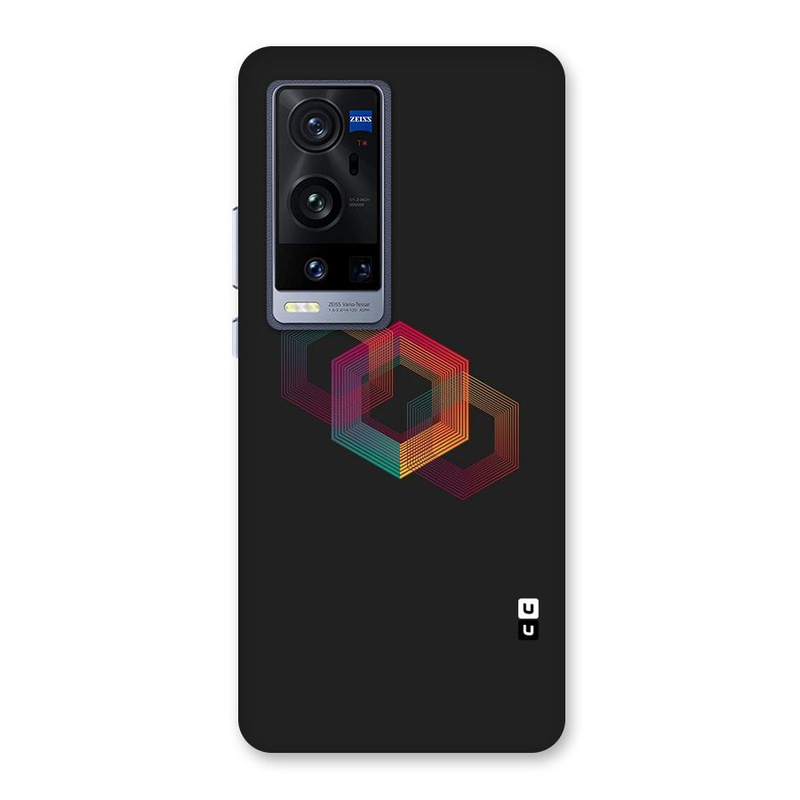 Tri-hexa Colours Back Case for Vivo X60 Pro Plus