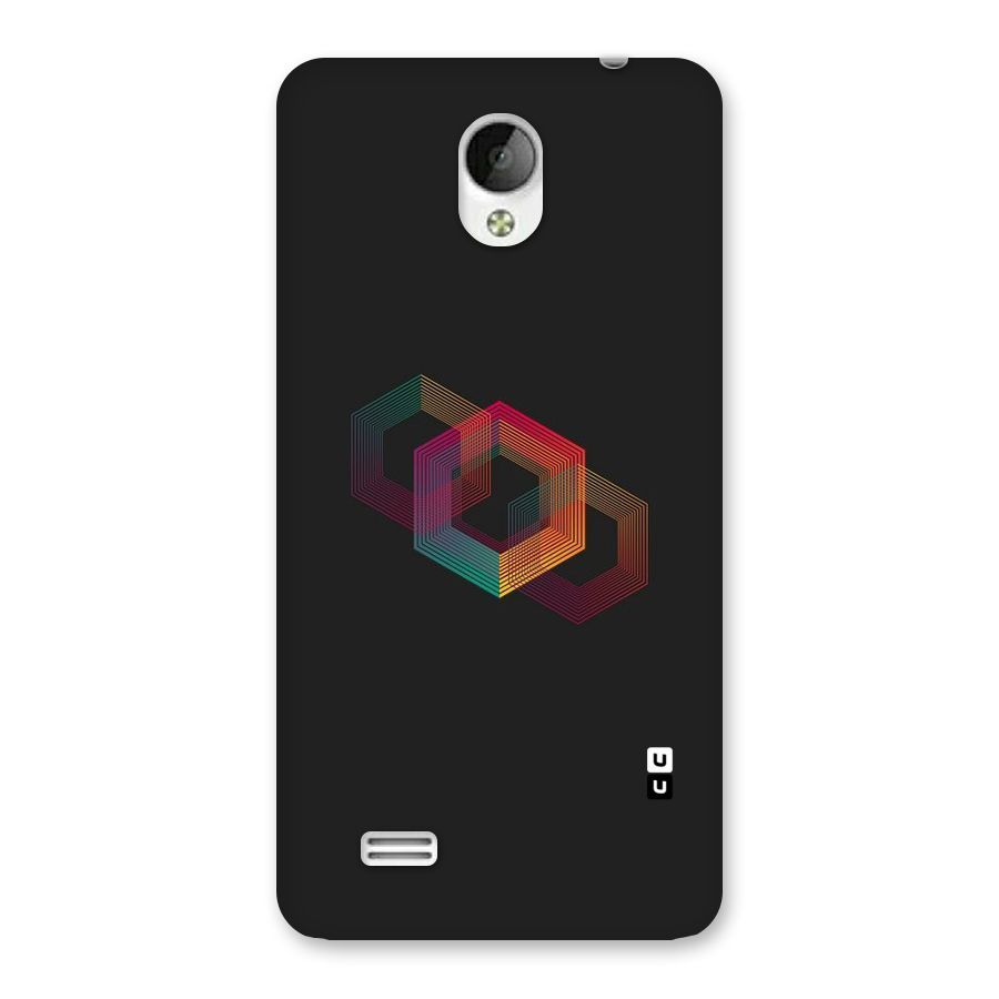 Tri-hexa Colours Back Case for Vivo Y21
