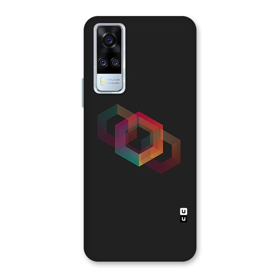 Tri-hexa Colours Back Case for Vivo Y31