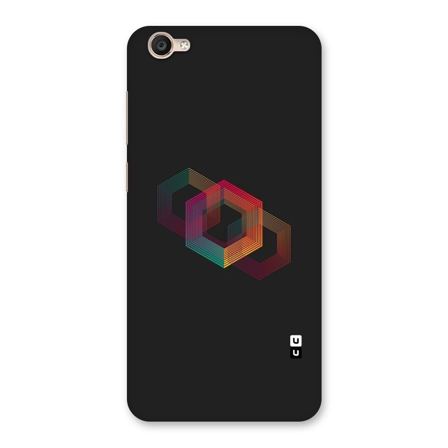 Tri-hexa Colours Back Case for Vivo Y55s