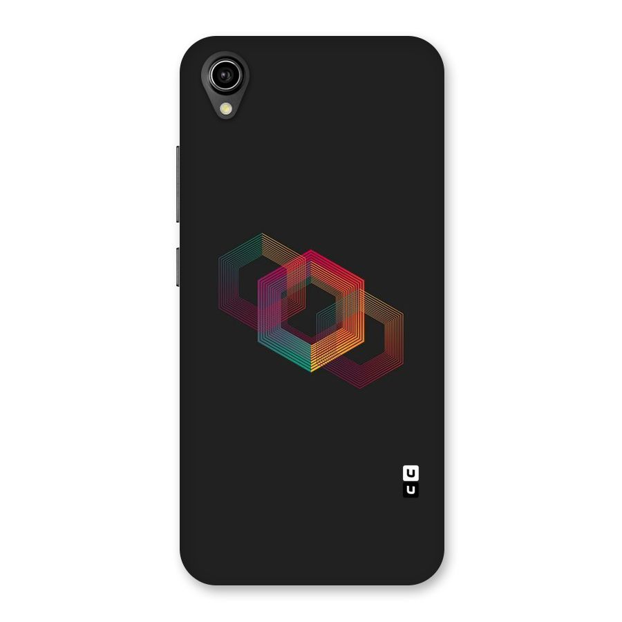 Tri-hexa Colours Back Case for Vivo Y90