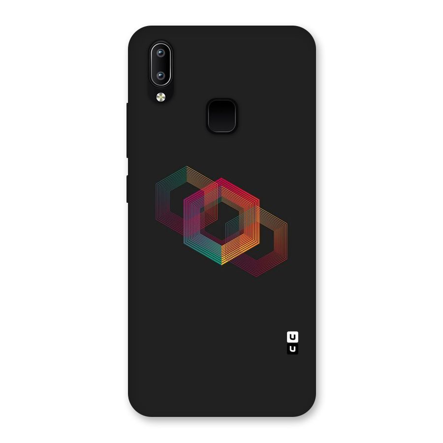 Tri-hexa Colours Back Case for Vivo Y93