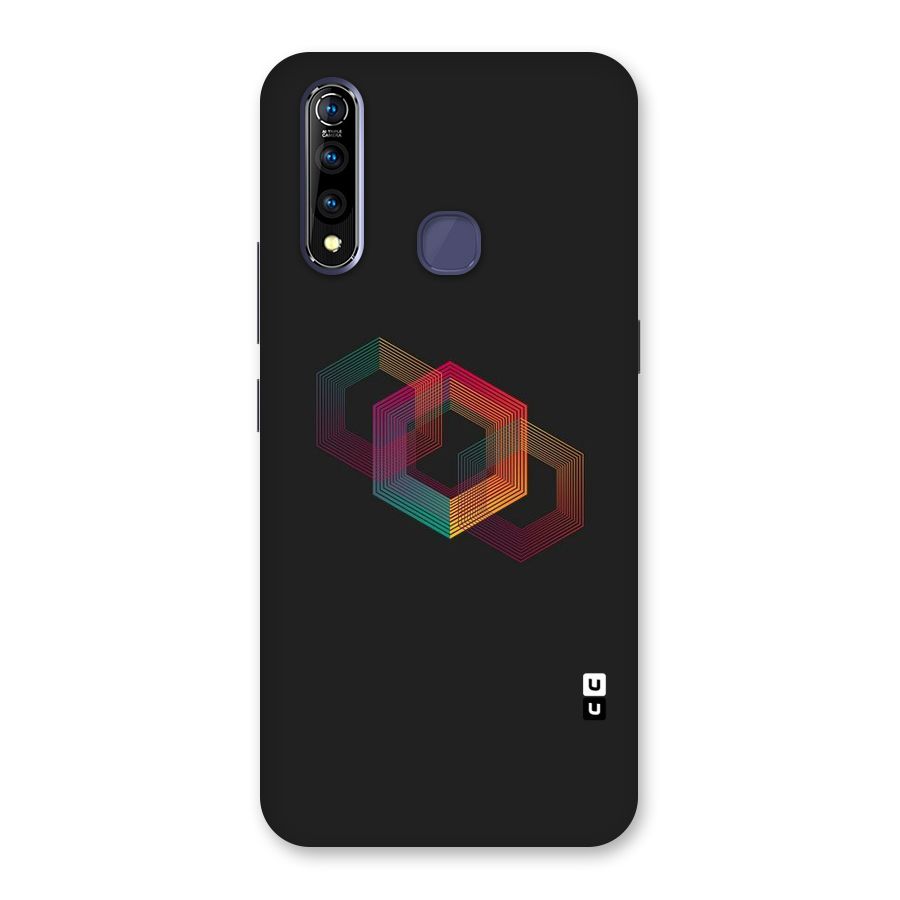 Tri-hexa Colours Back Case for Vivo Z1 Pro